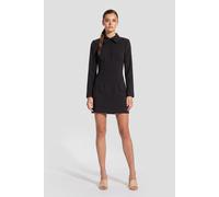 Odd Muse Collared Long Sleeve Mini Dress Black size M | Mini Dresses Outlet | Women | Black M