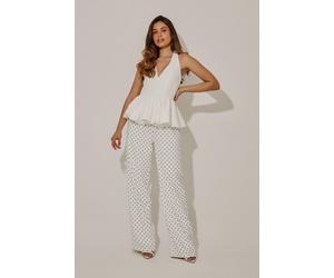 Odd Muse Peplum Top White size XL | Blouses Outlet | Women | White XL