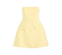 Odd Muse The Ultimate Muse Strapless Mini Dress - Yellow - S (UK8)