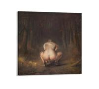 Odd Nerdrum Poster Twilight (1981) Posters Art Print Wall Photo Paint Poster Hanging Picture Family Decor 20x20inch(50x50cm)