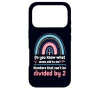 Odd Numbers Can'T Be Divided By Two, Funny Math Teacher Case for iPhone 17 Pro