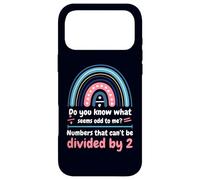 Odd Numbers Can'T Be Divided By Two, Funny Math Teacher Case for iPhone 17 Pro Max