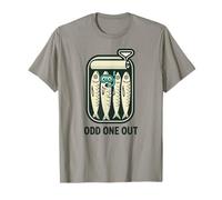 Odd One Out Snorkeling Tin Fish Design Ocean Lovers T-Shirt