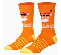 ODD SOX Back to the Future Merchandise, Men's Fun 80's Crew Socks Large, Assorted, Top Ramen Chicken, Large