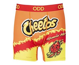 Odd Sox, Doritos, Cheetos, Funyuns, Men's Fun Boxer Brief Underwear, Assorted, Flamin Hot Cheetos, XXL