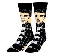 Odd Sox, Elvis Presley, The King of Rock N Roll Men's Socks, Fun Collector Gifts