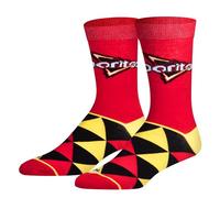 Odd Sox - Hasbro Games Novelty Funny Cool Crew Socks, Size Large, Doritos Nacho Cheese, Large