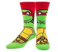 Odd Sox, Nickelodeon TMNT Teenage Mutant Ninja Turtles, 90's Cartoon, Fun Socks, Raphael, Large