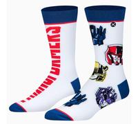 ODD SOX Odd Sox, Funny Crew Socks, Transformers, Adult Large 8-12, Transformers Split, Large