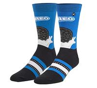 Odd Sox - Oreo & Chips Ahoy Cookie Novelty Crew Socks | Funny Snack Gift Socks for Men & Women, Oreo & Milk, Large