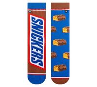 Odd Sox Snickers Split Men's Crew Socks, Snickers Split, Large