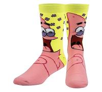Odd Sox - SpongeBob SquarePants Novelty Funny Cool Crew Socks, Size Medium, Patrick, Large