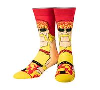 ODD SOX, WWE Wrestling Legends, Men's Novelty Crew Socks, Assorted Wrestlers, Hulk Hogan, Large
