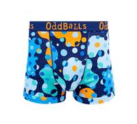 OddBalls Mens Boxers - 1 Pack, Classic Fit Cotton Boxer Shorts, Underwear with Elastic Waistband - Breathable, Soft Mens Boxer Briefs (UK, Alpha, S, Regular, Regular, Space Balls)