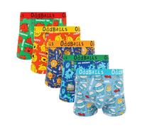 OddBalls Mens Boxers, 5 Pack - Patterned, Cotton Briefs, No Itchy Label Underwear (UK, Alpha, L, Regular, Regular, Mr Mens Bundle)