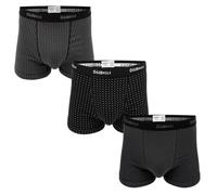 OddBalls Mens Boxers Multipack - 3 Classic Fit Cotton Boxer Shorts, Underwear with Elastic Waistband - Breathable, Soft Mens Boxer Briefs (UK, Alpha, M, Regular, Regular, Boring Bundle)