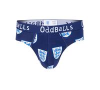 OddBalls | Mens Briefs | 1 Pack | Classic Fit | Mens Underwear | Hipster Boxer Briefs | Cotton Briefs | Elastic Waistband | England FA Classic | Medium