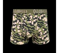 OddBalls Men's Commando Patterned Cotton Boxers - 1 Pc | Size: 2XL OddBalls Multicolor 2XL