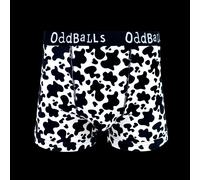 OddBalls | Mens Boxers | 1 Pack | Classic Fit | Mens Underwear | Hipster Boxer Shorts | Cotton Boxers | Elastic Waistband | Fat Cow | XX-Large