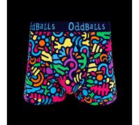 OddBalls Men's Jurassic Patterned Cotton Boxers - 1 Pc | Size: 2XL OddBalls Multicolor 2XL