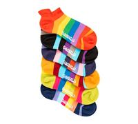 OddBalls | Sock Multipack | 5 Pack | Mens & Womens | Colourful Cotton Socks | Work Socks | Elasticated Ankle (UK, Numeric, 3, 6, Regular, Regular, Stripes)