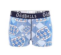 OddBalls | Womens Boxers Shorts | 1 Pack | Womens Underwear | Knickers | Cotton Boxers | Elastic Waistband | England FA Retro | Size 14