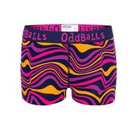 OddBalls | Womens Boxers Shorts | 1 Pack | Womens Underwear | Knickers | Cotton Boxers | Elastic Waistband | Marmalade | Size 6