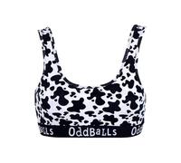 OddBalls | Womens Bralette | 1 Pack | Womens Underwear | Sports Bras | Everyday Low Back Bra | Seamless & Wireless | Fat Cow | Small