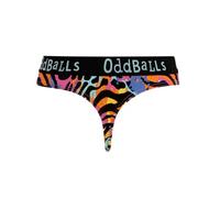 OddBalls | Womens Thongs | 1 Pack | Womens Underwear | Knickers | Cotton Thong | Filthy Animal | Size 16