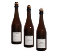 Oddbird Blancs De Blanc │ 100% Sparkling Chardonnay Wine │ Non-Alcoholic │ 0% │ 750ml (Pack of 3)