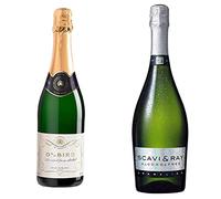 Oddbird Blancs De Blanc │ 100% Sparkling Chardonnay Wine │ Non-Alcoholic │ 0% │ 750ml & Scavi & Ray Alcohol Free Sparkling Wine | Non-Alcoholic Prosecco Alternative | 0% ABV | Low Calorie