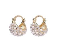 OdDdot French Vintage Pearl Earrings For Women Trendy Jewelry Casual Party Light Luxury Exquisite Elegant Personality Earrings