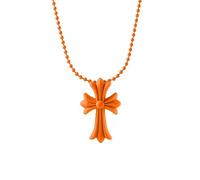 OdDdot Hip Hop Necklace Valentine's Day Cross Pendant Necklace Punk Pendant Necklace Gift Personalized Elegant Light Luxury Christmas