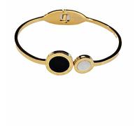 OdDdot New Classic Round Roman Digital Titanium Steel Gold Bangle Trendy Jewelry For Women Light Luxury Elegant Sweet Bangle
