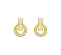 OdDdot S925 Silver New Classic Simple Circle Small Earrings Trendy For Women Light Luxury Jewelry Personalize Stud Earrings Gift