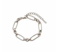 OdDdot Trendy Stainless Steel Long Hollow Woven 18k Gold Plated Bracelet for Women Handmade Jewelry New Romantic Sweet Bracelet