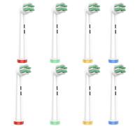 OddeKey Kids Toothbrush Heads Compatible with Braun Oral B Pro Kids, Pro Junior Electric Toothbrush, Extra Soft Bristles for Gentle Care, Replacement Heads for Ages 3+ and 6-12, 8 Count