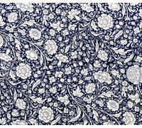 Oddies Cotton Fabric - Navy & White Small Floral Print - Craft Fabric Material by the Metre (CP0722NAV)