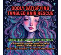 Oddly Satisfying Tangled Hair Rescue: A Stress Relief Coloring Journey of Knots, Combing Calm, and Hair Spa Bliss (Oddly Satisfying: Stress Relief Coloring Series)