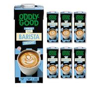 Oddlygood - Oat Delight 1 Litre x 6, Gluten Free Oats, Plant Based Barista Low Fat milk substitute for Coffee & Latte, Light UHT milk alternative Ideal for Cooking and Baking, Perfect Milk Alternative