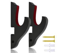 OddMart Sword Wall Mount, 1 Tier Lightsaber Wall Mount Katana Display Holder Adjustable Velvet Padded Vertical Weapon Rack Stand for Tanjirou Demon Slayer Genji Samurai Tanto Rapier Cosplay Blade