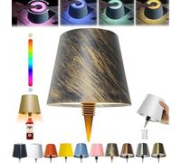 oddmmo Wireless Bottle Lamp, 2024 New Wireless Wine Bottle Light with Colorful Dimming, Rechargeable Touch Control Wine Bottle Lights, New LED Desk Lamp for Bedroom, Restaurant & Bar