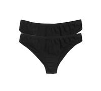 ODDO BODY 100% Organic Cotton Tanga - Soft, Fair-trade, Breathable Pima Cotton Underwear, Designed for Everyday Comfort, Midnight 2-pack, S