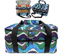 Insulated Casserole Carrier, Casserole Carrier for Hot or Cold Food, Insulated Food Carrier for Casserole Dish, Lunch, Travel, Potluck, Lasagna, Picnic (Fits 9x13 Baking Dish, Double Decker)