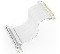 Oddtone Vertical GPU Mount Bracket with PCIe 4.0 Riser Cable, 200mm x16 High Speed Extension, Dual Reverse Connector for RTX 4090/3090/RX 7900, EMI Shielded, Plug and Play for ITX/SFF Builds