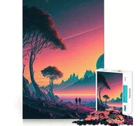Ode to Romanticism Jigsaw Puzzle 1000 Piece for Teenagers Mind Skill Toy Peaceful Fun Design Assembly Unique Gift (38x52cm)