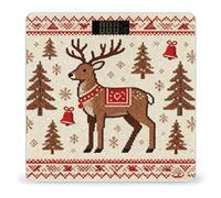 Ode to The Elk Bathroom Scale for Body UV Printing Design Scale High Precision Bathroom Scale, Upgraded Slim Large Clear Numbers, Upgraded Stylish for Home Bedroom Bathroom