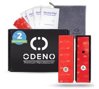 ODENO® Magnetic Number Plate Holder Set for 2 Number Plates for Each Number Plate and Car Frameless Number Plate Holder for Germany and Austria