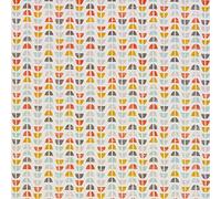 Odense Burnt Orange Scandinavian Oilcloth Wipeclean Tablecloth 134cm x 210cm Rectangle (53" x 83")