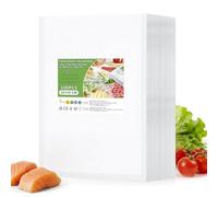 Oderra 100 Food Vacuum Bags - 20 x 30 cm - Vacuum Storage and Freezing Bags - Compatible with All Vacuum Machines - for Food Packaging